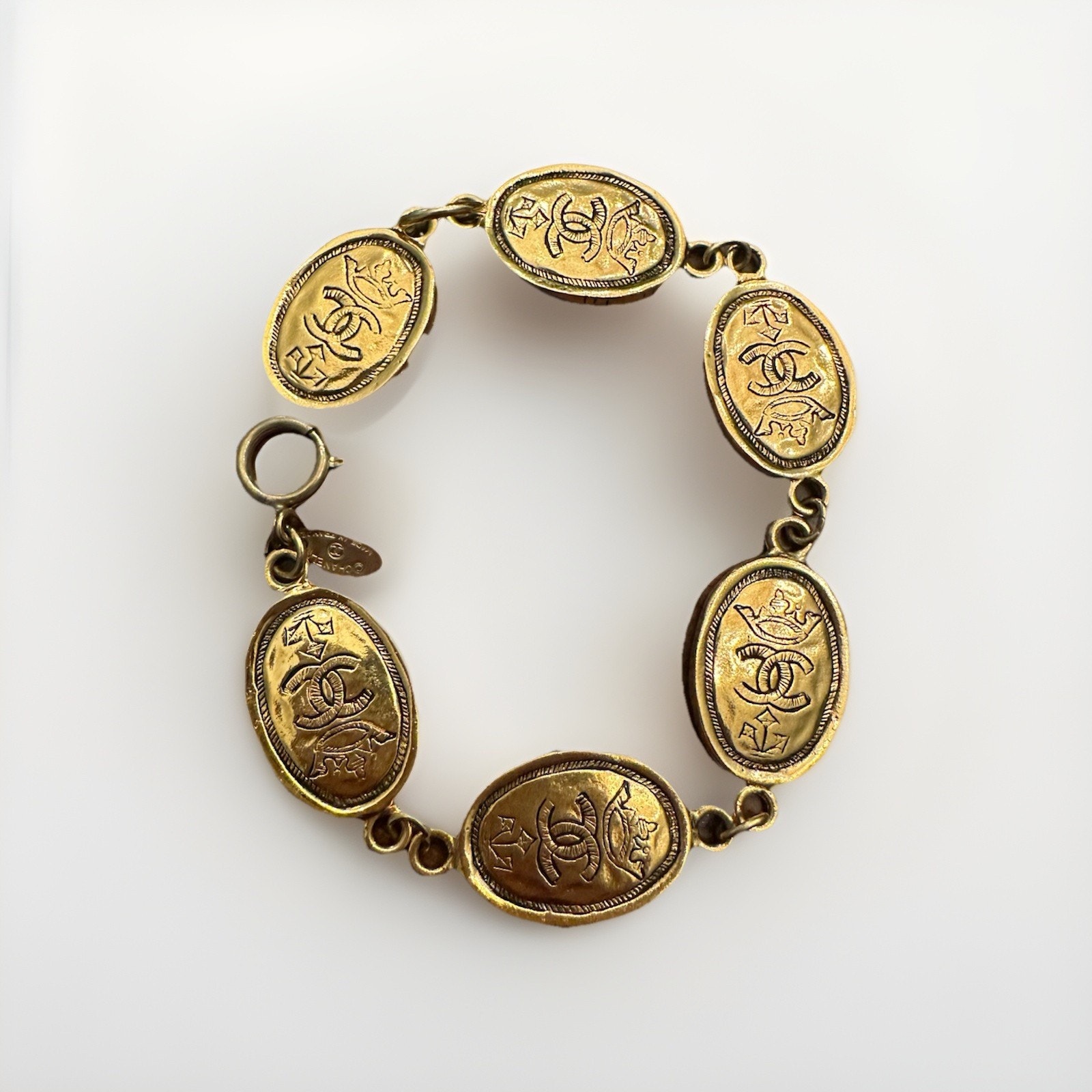 Chanel Gold Link Bracelet- Statement Piece